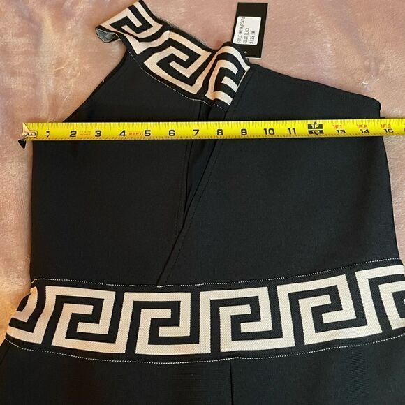 NWT Women’s Black/ Beige/One Shoulder/Bandage/Party/Formal Jumpsuit Size - Picture 6 of 11